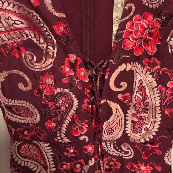 Chelsea & Violet Long Sleeve Velvet Jumpsuit - Picture 3 of 6